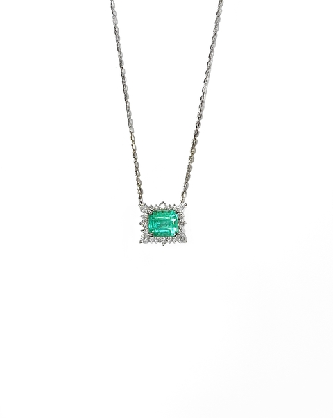 Choker Lady em Esmeralda e Diamantes