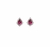 Brinco Lady em Turmalina Rosa e Diamantes