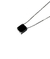 Colar Solitário em Quartzo Negro - comprar online