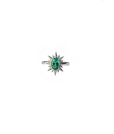 Anel Stars em Esmeralda e Diamantes - comprar online