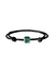 Pulseira Fio de Seda em Esmeralda