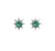 Brinco Solitário em Esmeralda e Jacket Stars com Diamantes - comprar online