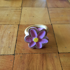 Porta Guardanapo Flor Lilás 1 Unidade