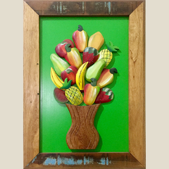 Quadro Vaso de Frutas 1 Unidade