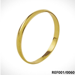 Aliança de Ouro 18k Boleada 1,85mm