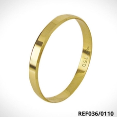 Aliança de Ouro 18k Reta 2,60mm