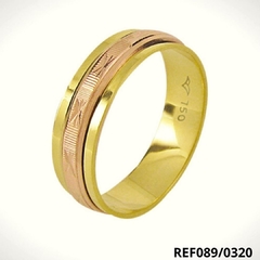 Aliança Bodas de Ouro 18k 5,30mm