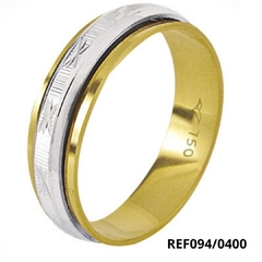 Aliança de Bodas de Prata 18k 6,30mm - comprar online