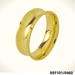 Aliança de Ouro 18k Côncava 6,30mm