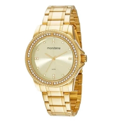 Relógio Mondaine Feminino Social Dourado 32394LPMVDE1