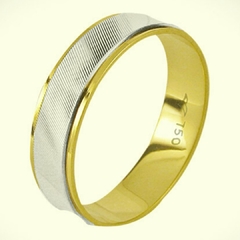 Aliança Bodas de Prata 18k 5,30mm na internet