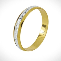 Aliança Bodas de Prata 18k 4,00mm - comprar online