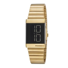 Relógio Mondaine Feminino Quadrado Led 32125LPMVDE1