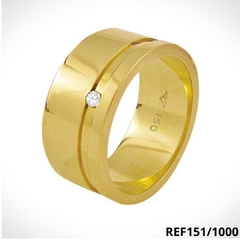 Aliança de Ouro 18k Reta 9,00mm