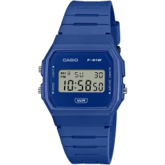 Relógio Casio Vintage Unissex F-91WB-2A1DF