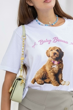 92 - REMERA PERZONALIZADA PERRO / GATO_ ESTILO BABY BRUNA - tienda online