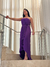 Vestido midi cetim Alls - comprar online