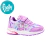 ZAPATILLA PLUS STAR UNICORN LILA CON LUZ AL PISAR