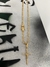 CORRENTE FÍGARO 3 POR 1 FECHO TRAVA DUPLA (4MM) + PINGENTE CRUZ AMARRADA M - 4X2,5CM - BANHADO A OURO 18K