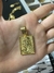 PINGENTE PLACA FACE DE CRISTO OLHOS CRAVEJADOS COM ZIRCÔNIAS - 4X3CM - BANHADO A OURO 18K - comprar online