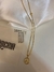 CORRENTE CADEADO ALONGADO FECHO BOIA TRADICIONAL (2MM)+ PINGENTE PAZ - 1,5CMX1,5CM - BANHADO A OURO 18k -