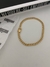 PULSEIRA GRUMET FECHO GAVETA COM TRAVA LATERAL (3,5mm) - BANHADO A OURO 18k
