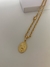 CORRENTE CADEADO FECHO CANHÃO (4MM) + PINGENTE LEÃO OVAL - 2X1,6CM - BANHADO A OURO 18K - comprar online