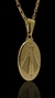 PINGENTE NOSSA SENHORA OVAL MINIMALISTA - 2X1,5CM - BANHADO A OURO 18K - comprar online