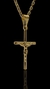 PINGENTE CRUZ PALITO COM JESUS CRUCIFICADO MINI - 2,5X1,5CM - BANHADO A OURO 18K - comprar online
