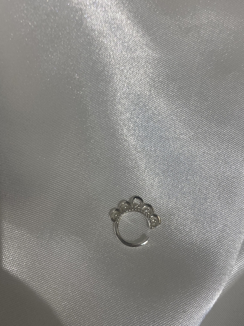 Piercing fake Aesthetic Zuma indiano Prata 925