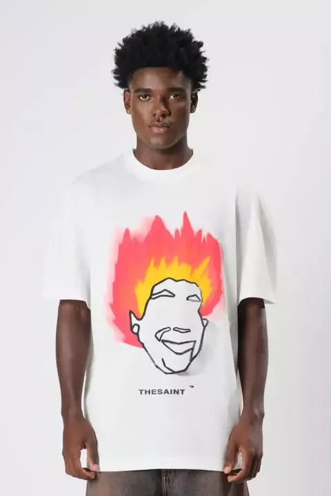 Camiseta The Saint Dindinha Cabeça de Fogo