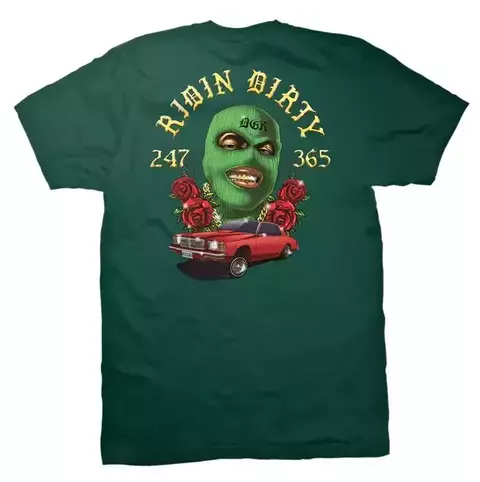 Camiseta DGK Ridin Dirty Green - comprar online
