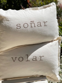 Almohadones set x2 SOÑAR - VOLAR
