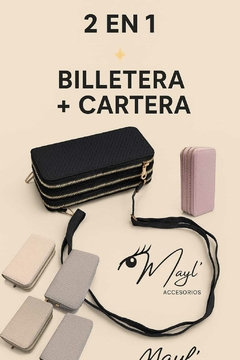 BILLETERA 3 CIERRES , CARTERA