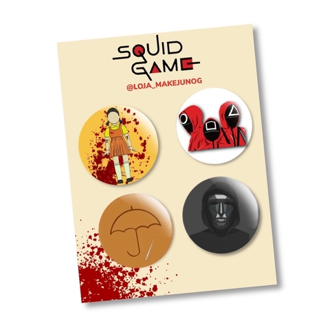 Cartela de Bottons- Round 6 (Squid game)