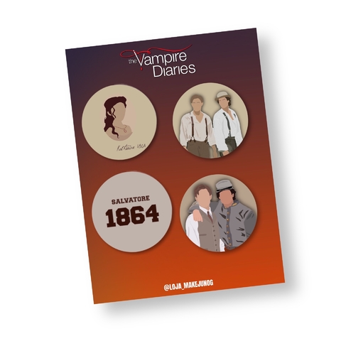 Bottons - The Vampire Diares (1864) tvd