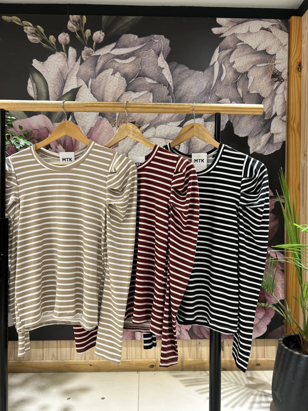 REMERA MANGA PRINCESA RAYADA
