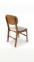 CONJUNTO MESA MADEIRA DE 2.00 X 1.00 tampo com cantos arredondados, com 6 cadeiras em madeira. - loja online