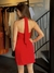 Vestido Tônia Gola Alta Curto