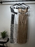 Imagem do Vestido Longo Rede Brilhosa Forro mais Curto Argola no Busto