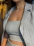 Cropped Alça Removível Suspensório Reto - loja online