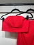 Conjunto Midi Fivela dourada Cropped e Saia midi na internet