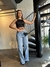 Calça Jeans Basic Mom Wide Leg