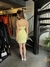 Vestido Tônia Recorte Costelas Alça Laço - comprar online