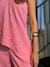 Blusa broche dourado frente única texturizada assimétrica na internet
