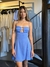 Vestido Tônia 2 Tiras no Busto Curto Fivela nas Costas - loja online