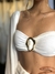 Conjunto Havaí Tule Fivela Dourada Grande Saia e Cropped - Loja Cazi