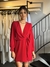 Vestido Social Zara Transpassado Laço Alfaiataria de Tule