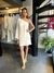 Vestido Iris Manga Flare um Ombro - loja online