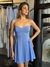 Vestido Tônia Princesa Meia Taça Curto Alça Fivela nas Costas